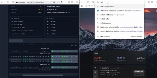Qik buffer bloat test