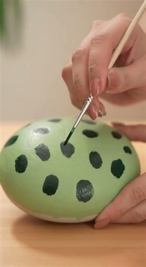 The Little Guardian Turtle #stonepainting #arttherapy #shortsfeed #rockpainting #rockart #artshorts