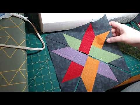 Foundation Paper Piecing - Woven Star - Ten Cow Quilts Pattern - Part 2