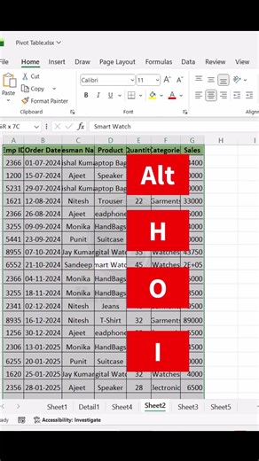 Clean Messy Data without Mouse 🔥#excel #computereducation #exceltips #ytshorts