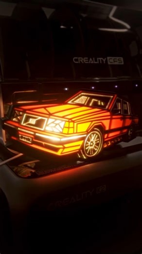 My OG Volvo, Vintage soul, lit with 3D magic💡