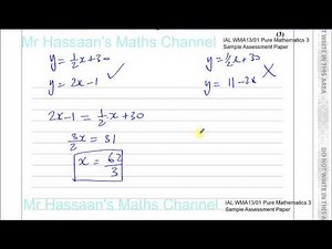 [7] EDEXCEL IAL WMA13 P3 new Sample Assesment Paper Q3 Modulus Function