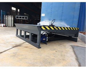 [Hot Item] Industrial Adjustable Mechanical Warehouse Lifter Forklift Loading Ramp Dock Leveler Hydraulic Power Unit