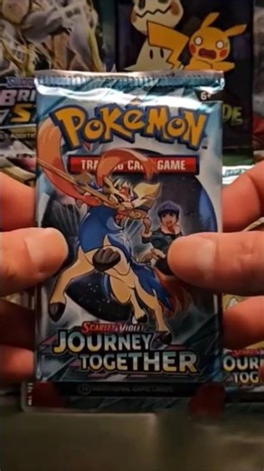 Pokemon Cards Journey Together Pack Opening #pokemon #pokemoncards #subscribe #shorts