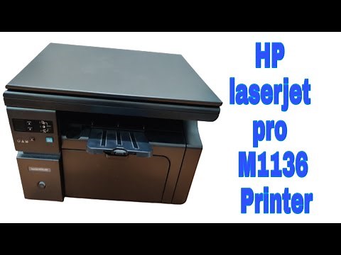 All about HP laserjet M1136 printer. easy installation