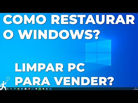 COMO RESTAURAR O WINDOWS PARA CONFIGURAÇÕES DE FÁBRICA | COMO RESETAR PC E LIMPAR COMPUTADOR