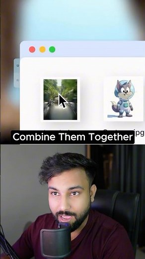 How to Blend Two Images into a Single Video using AI