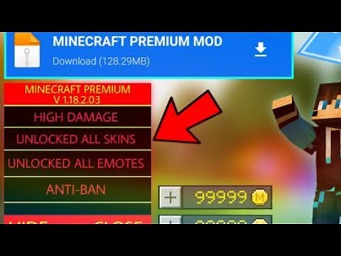 Minecraft MOD APK || Unlimited Minecoins & Unlocked Emotes || Minecraft Hack Mod V 1.18.10.26