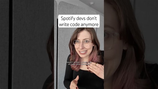Spotify devs dont write code anymore