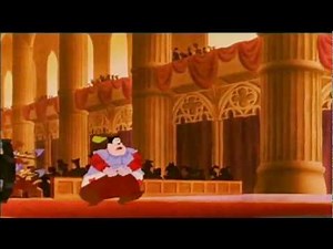 Mickey slices off Pete's pants