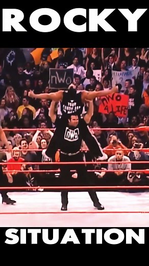 Scott Hall Razor's Edge to The Rock #shorts