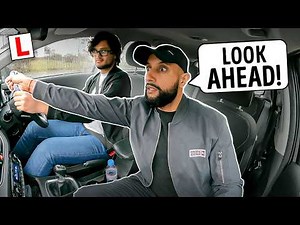 "Stop Looking Down" | Learner Driver Takes Eyes Off Road