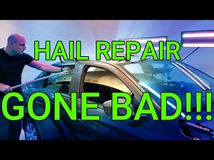 🤯 You Have To See This Hail Damage Repair Gone Bad 🤯