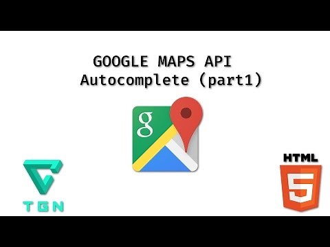 Tutorial Google Maps API - AUTOCOMPLETADO