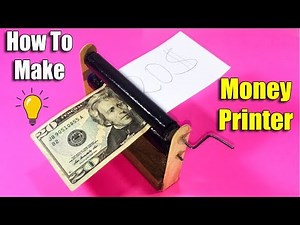 How to Make a Money Printer Machine Magic Trick DIY At Home - Life Hacks