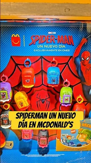 Check out the new McDonald’s Happy Meal Spider-Man “A New Day” toys