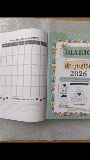 #shorts ¡ AGENDA 2026 GRATIS EN PDF! Diario de gratitud 2026 | Como hacer tu mapa de sueños 2026