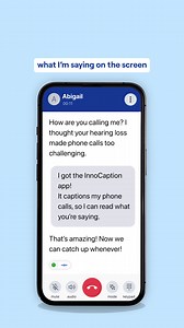 Don't let hearing loss affect your important phone conversations. See what the other caller is saying with easy-to-read captions on a large screen. | InnoCaption