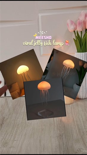 Viral Jellyfish Aesthetic Lamp | Color Changing Cozy Corner Light | Meesho Pinterest Finds 🌙 #meesho