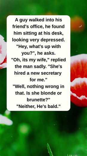 He thought the secretary was the problem... plot twist 💀 #funny #wifejokes #joke