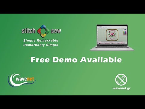 Embroidery Software SnS Stitch and Sew v.2.1 by Wavenet - Compucon