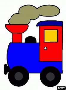 trains coloring page, printable trains