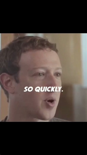 Mark Zuckerberg talking about taking risk
