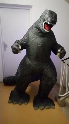 Godzilla inflatable costume