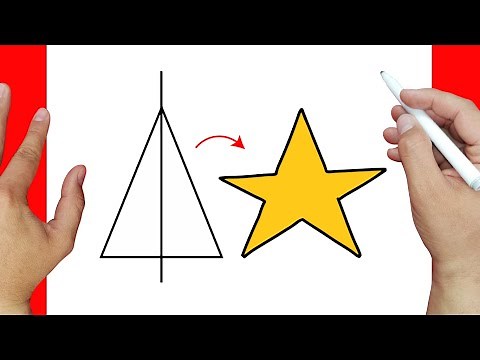 How to Draw a 5-Pointed Star | Easy Drawings