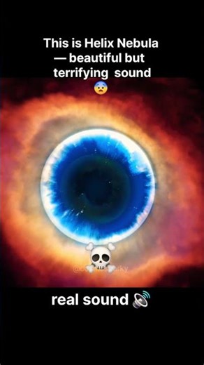 Scary sound of nebula 😨🔈 by nasa