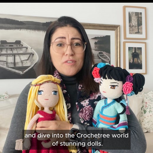 1.5K reactions · 104 shares | Ready to discover the joy of making stunning crochet dolls that your loved ones will cherish? ❤️ 30% OFF when you buy 3 or more patterns with code CT30. | Crochetree | Facebook