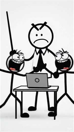 Funny Stickman Laptop Meme 😂 | Teacher Caught Them! | Stickman Comedy #shorts