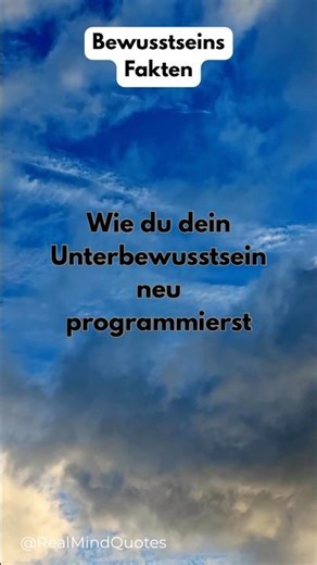 So programmierst du dein Unterbewusstsein neu 💭 | 5 einfache Schritte