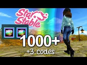 1000+ GOLD AND 3 WORKING CODES - STAR STABLE ONLINE