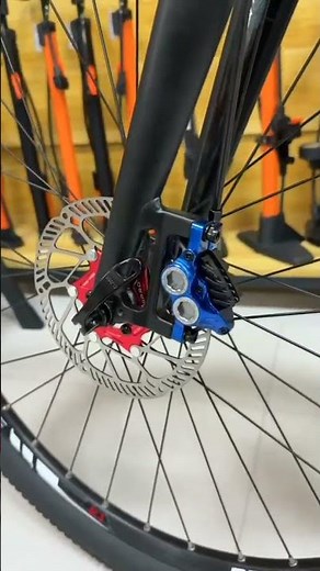 BUCKLOS Blue MTB Hydraulic Brake | Precision Control & Smooth Stopping #mtb Upgrade#HydraulicBrake