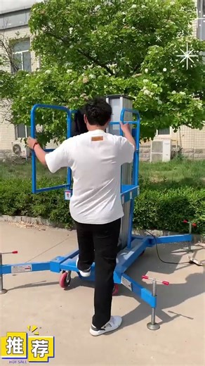 Electric hydraulic mounted aluminum alloy lift.#aluminumalloylift