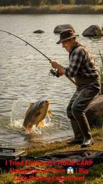 I Tried Fishing for HUGE CARP Using Tons of Corn | Big Carp Fishing Experiment #fishing #carp #fish