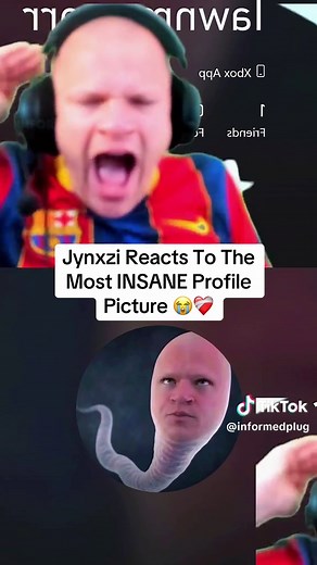 Jynxzi Reacts To The Most INSANE Profile Picture 😭❤️‍🩹 #jynxzi #xbox #fyp #viral #teamwork