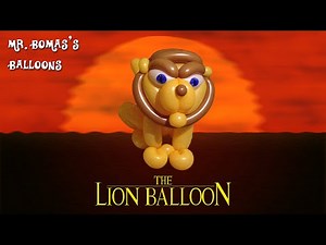 Lion Balloon Animal Tutorial (Balloon Twisting and Modeling #21)