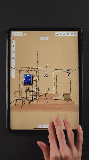 Adjust Color Saturation and Brightness in Feather 3D Sketchbook