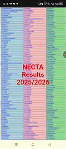 NECTA Results LIVE 🔴 Form Four 2025/2026