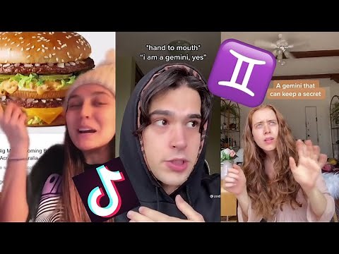Zodiac Sign Tiktok Compilation | Gemini Edition