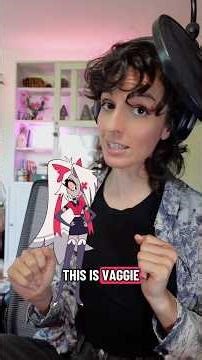Let’s guess what Vaggie’s voice sounds like! 🦋 #voiceactor #vaggie #hazbinhotel #vo #cartoon