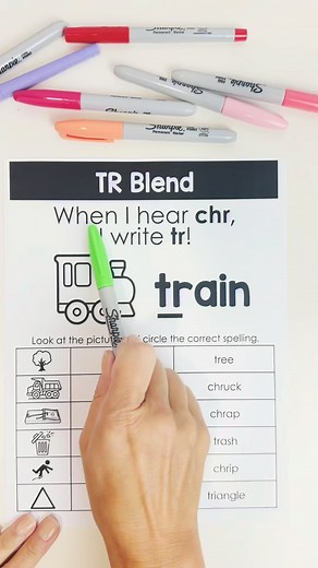 🎧 Let’s talk about those tricky DR and TR blends! Ever notice how “drum” almost sounds like “jrum” and “tree” sounds like “chree”? 👀 That’s because our mouth is already getting ready for that R sound, which makes the D sound a little like /j/ and the T sound a little like /ch/! 🌟 Examples: DR – drum, drink, dragon, dream TR – tree, train, truck, trip These blends can be confusing for kids (and adults!) because they don’t sound exactly like we expect. Helping kids see and feel what their mouth