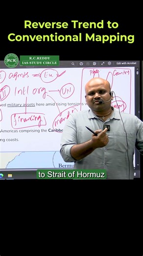 Reverse Trend to Conventional Mapping | Goutham Sir | R.C.Reddy IAS Study Circle
