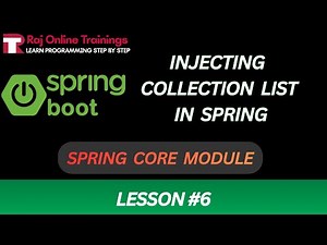 Injecting Collection List in Spring | Spring Framework and Spring Boot FULL COURSE