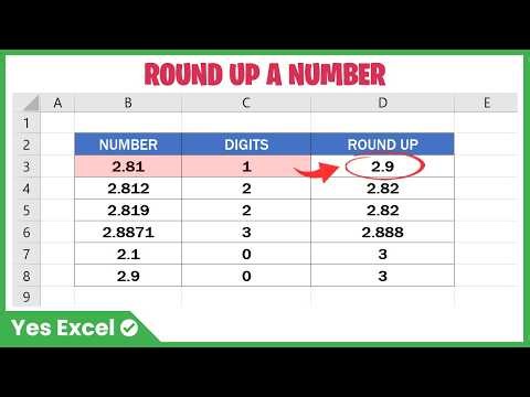 Round Up Numbers in Excel Like a Pro