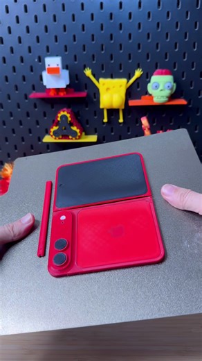 3D Printed iPhone Fold — Ultra Realistic Early Design | STL at Bio | Filament by @esun3dprinting #3dprinting #3dprinted #iphone