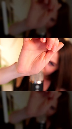 ASMR Hand Movement & Inaudible Whispering #asmr #tangerin #asmrtriggers