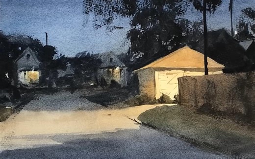 如何在水彩画中表现光影-Matthew White